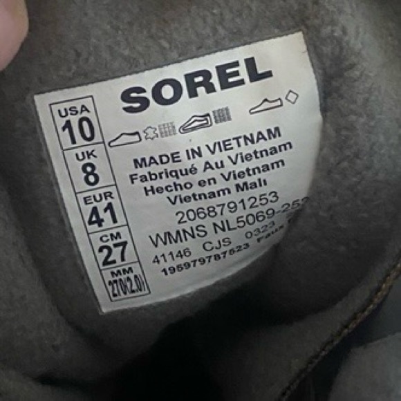 SOREL WOMENS EXPLORER II JOAN WATERPROOF BOOTS SIZE 10 New! - Picture 7 of 7